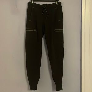 Old Navy black techwear joggers